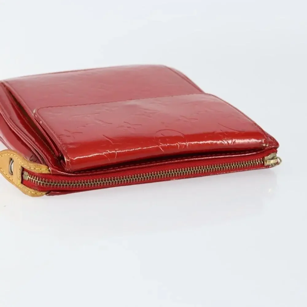 Louis Vuitton Monogram Vernis Motto Accessory Pouch Red